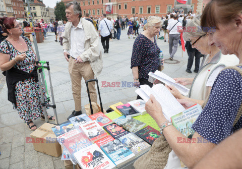 Protest katechetów w Warszawie