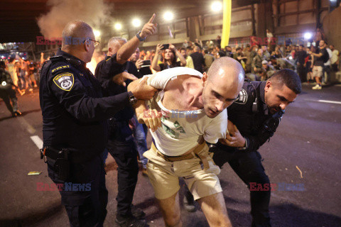 Protesty przeciwko Netanyahu w Tel Awiwie