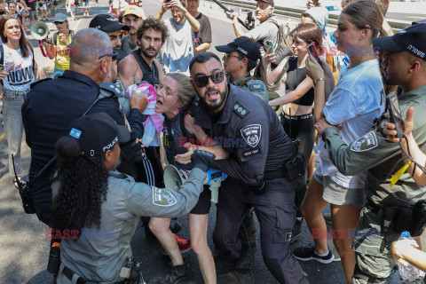 Protesty przeciwko Netanyahu w Tel Awiwie