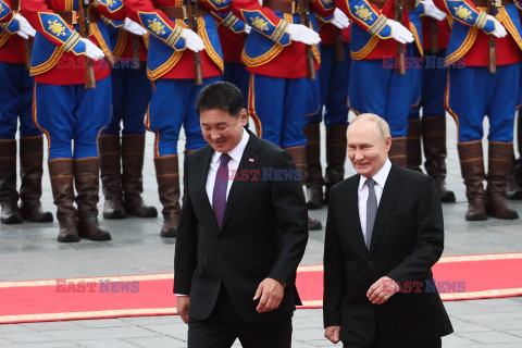 Putin przyleciał do Mongolii