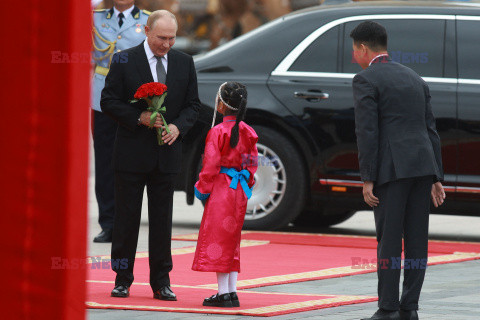 Putin przyleciał do Mongolii