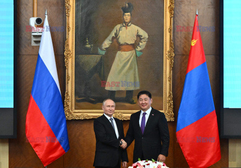 Putin przyleciał do Mongolii