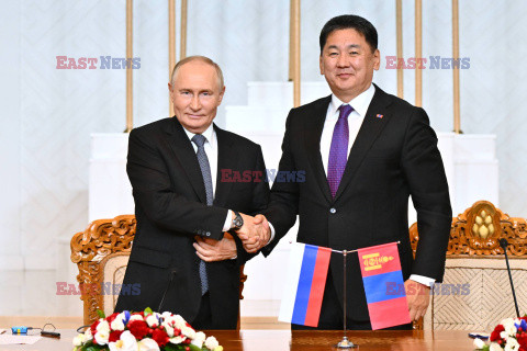 Putin przyleciał do Mongolii