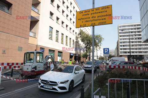 Korki po zamknięciu tunelu pod ulicą Marszałkowską