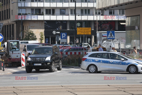 Korki po zamknięciu tunelu pod ulicą Marszałkowską