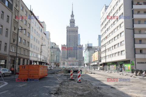 Korki po zamknięciu tunelu pod ulicą Marszałkowską