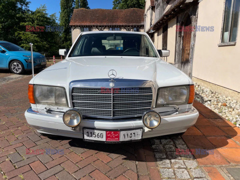 Zabytkowy Mercedes 500 SEL szejka Zayeda na sprzedaż