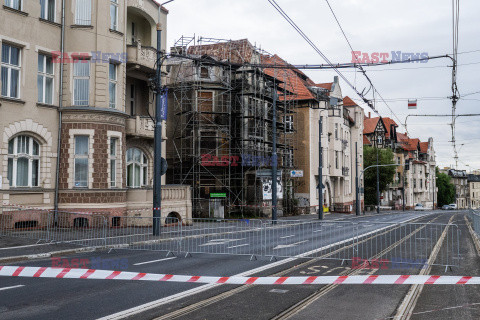 Opuszczona kamienica w Poznaniu grozi zawaleniem