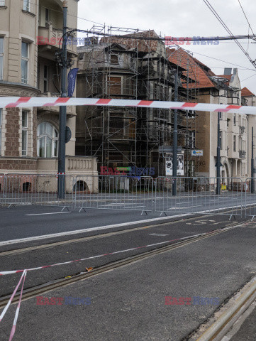 Opuszczona kamienica w Poznaniu grozi zawaleniem