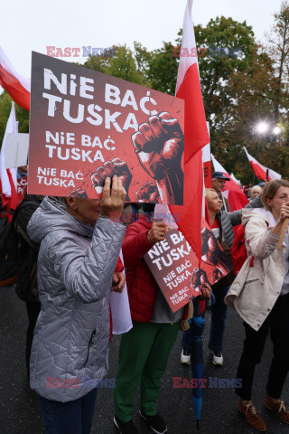 Protest PiS przed Ministerstwem Sprawiedliwości