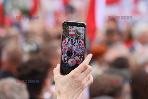 Protest PiS przed Ministerstwem Sprawiedliwości