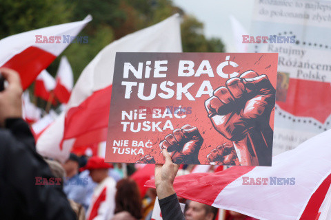 Protest PiS przed Ministerstwem Sprawiedliwości