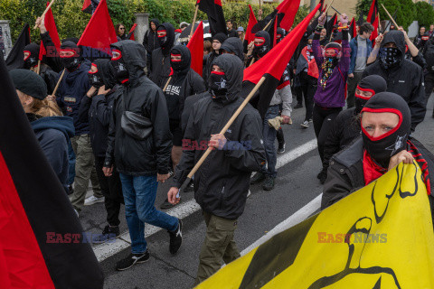 Poznań - demonstracja w obronie Rozbratu