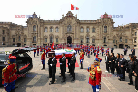 Pogrzeb byłego prezydenta Peru