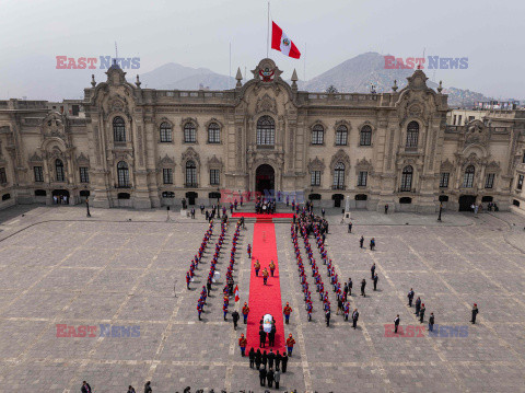 Pogrzeb byłego prezydenta Peru