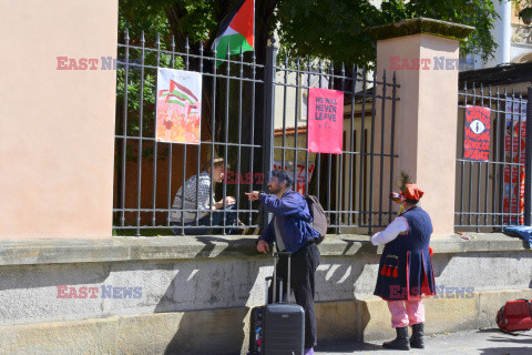 Trwa protest okupacyjny studentów w Krakowie