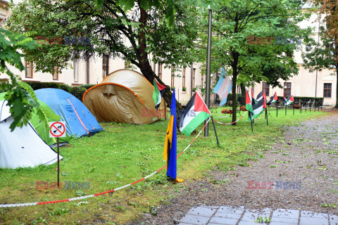 Trwa protest okupacyjny studentów w Krakowie