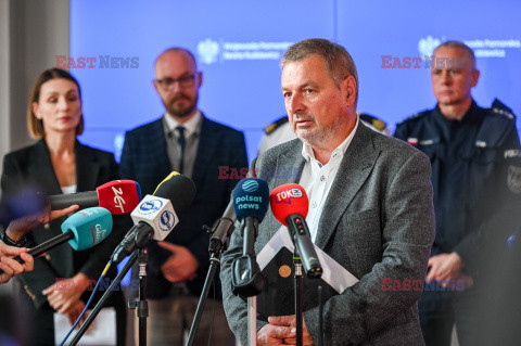 Konferencja dotycząca zagrożenia powodziowego na Pomorzu. 