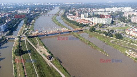 Wrocław szykuje się na przyjęcie fali powodziowej