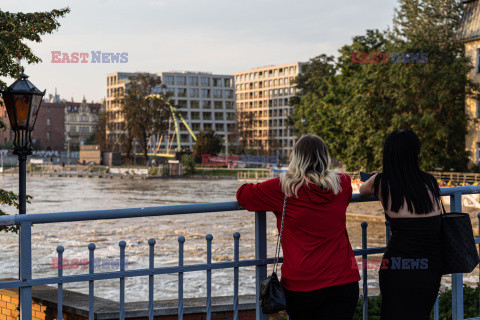 Wrocław szykuje się na przyjęcie fali powodziowej