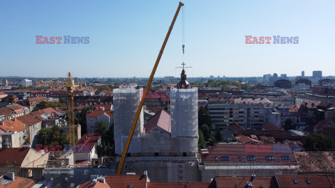 Bazylika w Zagrzebiu odzyskała hełmy wież