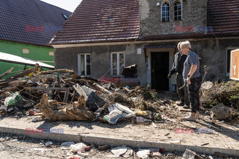 Miasta po przejściu fali powodziowej