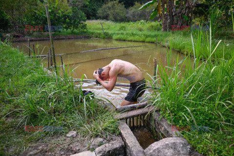 Wrestling w Chinach - AFP