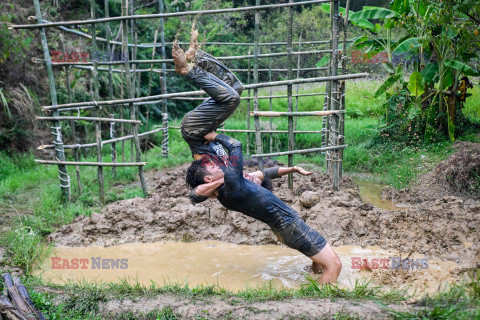 Wrestling w Chinach - AFP