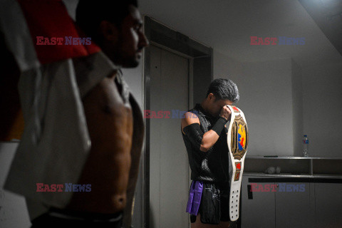 Wrestling w Chinach - AFP