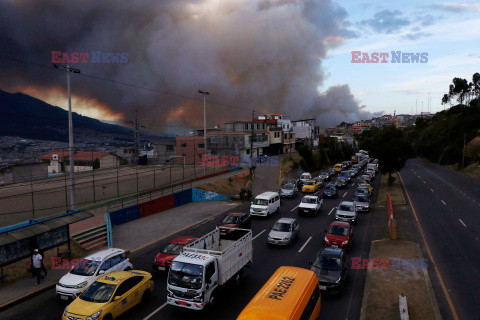 Pożary lasów zagrażają Quito