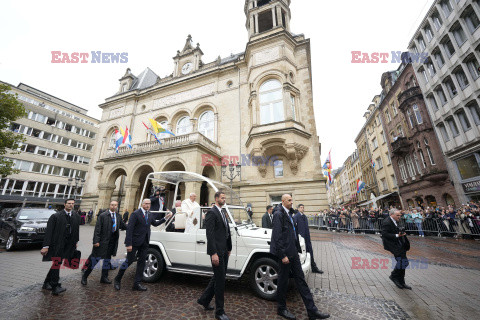 Papież Franciszek z wizytą w Luksemburgu i Belgii