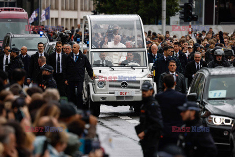 Papież Franciszek z wizytą w Luksemburgu i Belgii