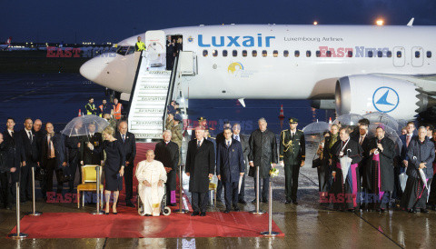 Papież Franciszek z wizytą w Luksemburgu i Belgii