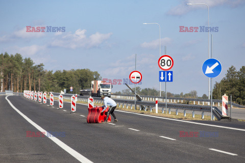 Przed częściowym otwarciem ostatniego odcinka S61