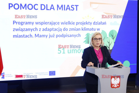 Konferencja prasowa nt. działań MKiŚ w zakresie adaptacji do zmian klimatu