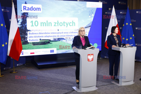 Konferencja prasowa nt. działań MKiŚ w zakresie adaptacji do zmian klimatu