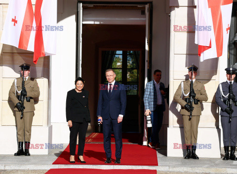 Prezydentka Gruzji z wizytą w Polsce