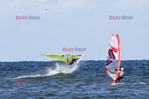 Adam Warchoł na zawodach  Windsurf World Cup Sylt