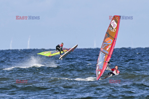 Adam Warchoł na zawodach  Windsurf World Cup Sylt