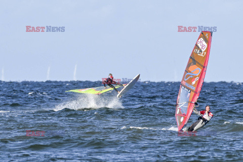 Adam Warchoł na zawodach  Windsurf World Cup Sylt