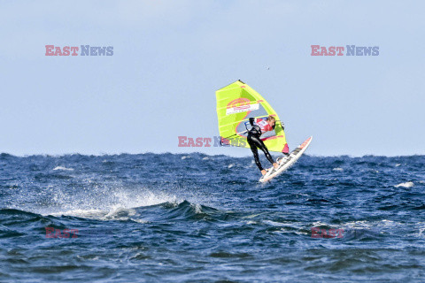 Adam Warchoł na zawodach  Windsurf World Cup Sylt