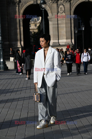 Street style na Tygodniu Mody w Paryżu