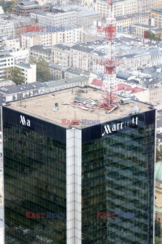 Demontaż napisu Marriott