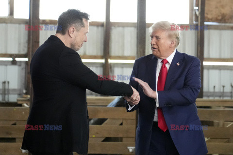 Elon Musk na wiecu Donalda Trumpa w Butler