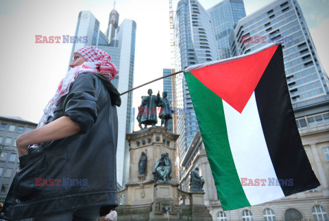 Pro-Palestyńska demonstracja w Berlinie