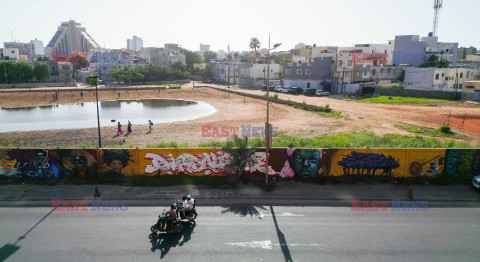 Graffiti w stolicy Senegalu