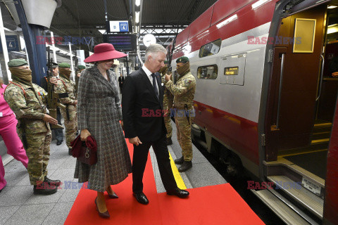 Belgijska para królewska z wizytą we Francji