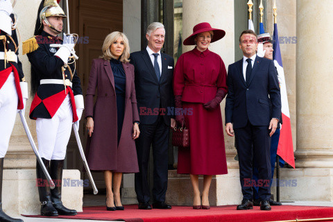 Belgijska para królewska z wizytą we Francji