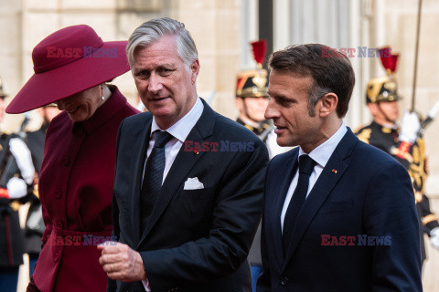 Belgijska para królewska z wizytą we Francji