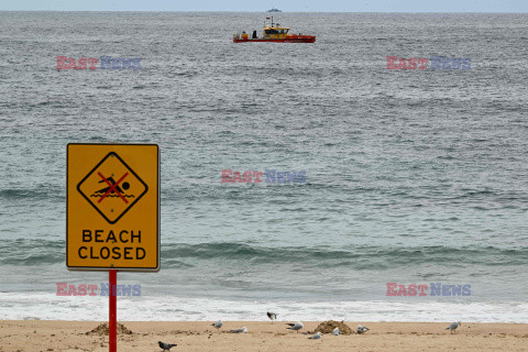 Zamknięta plaża w Sydney